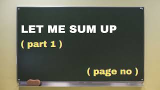 English  Unit 2  Let Me Sum Up  STD 8 VIKAS WORKBOOK SOLUTION  NCERT  Semester 2 [upl. by Egan134]