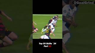 Top 50 skills in Football Part1314 soccer football footballtricks soccertricks [upl. by Crescin]