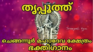 തൃപ്പൂത്ത്  chengannur mahadeva temple  hindu devotional song  Vaikhary music chengannur [upl. by Annasor]