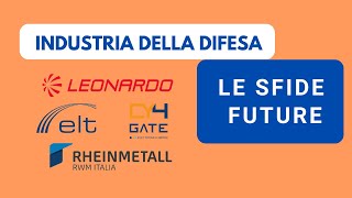 Industria della Difesa cosa dovrà cambiare [upl. by Akineg]