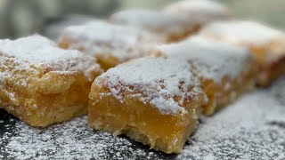 Easy Lemon Bars Recipe [upl. by Nodroj]