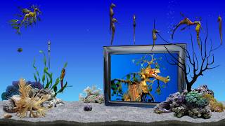 Seahorse Screensaver  Tank 2 4K [upl. by Oruasi]