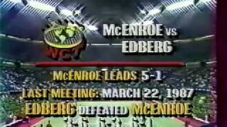 Edberg vs McEnroe Semi Final  Dallas 1987  0119 [upl. by Steward]