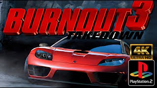 Burnout 3 Takedown  PS2 4K [upl. by Garges428]