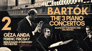 Bartók  Piano Concerto No 2 Sz 95  Remastered Centurys recording Géza Anda Ferenc Fricsay [upl. by Kattie]