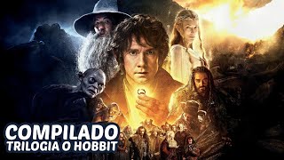 MARATONA O HOBBIT TRILOGIA Uma Saga Senhor dos Anéis  Melhores Momentos [upl. by Carhart]