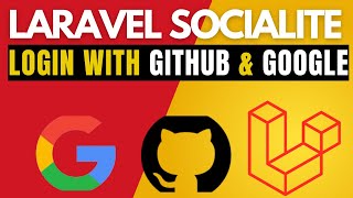 Laravel Socialite Login with Google and Github  Laravel Breeze [upl. by Happ]