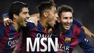 MSN ● Top 30 Goals ● Messi Suarez Neymar • 2014  2015 HD [upl. by Anawit]