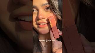 Maybelline Vinyl Ink in shade  peachy ✨ shortsvideo youtube lipstick nudelips [upl. by Zurn]