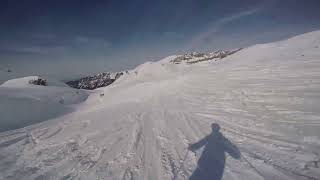 INSANE DIAMANT NOIRE BLACK RUN in Flaine [upl. by Chalmers]