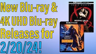 New Bluray amp 4K UHD Bluray Releases for February 20th 2024 [upl. by Spatz]