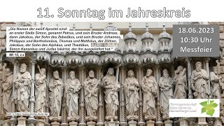 Gottesdienst 18062023 Stadtpfarrkirche Hammelburg [upl. by Haldane362]