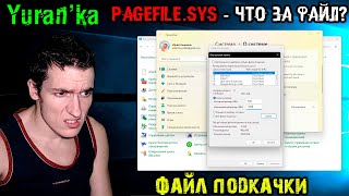 pagefilesys  Что за файл Как уменьшить размер\Удалить  Как увеличить\уменьшить Файл подкачки [upl. by Lareena316]