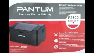 Unboxing PANTUM Black and White Laser Printer P2200P2500 Series [upl. by Tannenwald263]