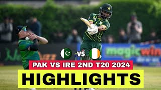 PAK vs IRE 2nd Match T20 2024 Highlights RC 24  IPL Highlights 2024  IRE vs PAK highlights today [upl. by Kermy]