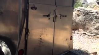 Aluminum horse trailer  Westline [upl. by Arytahs]