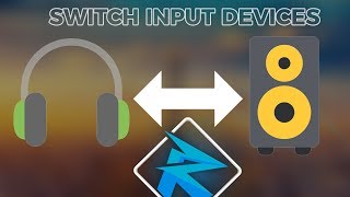 How to switch fast between Headset and Speakers  Win10 [upl. by Highams194]