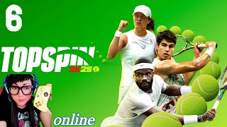 TOPSPIN 2K25 ONLINE  FEDERER Vs BERRETTINI Part6 [upl. by Fedirko]