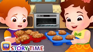 ChaCha learns to make cupcakes  ChuChu TV Storytime Good Habits Bedtime Stories for Kids [upl. by Melar]