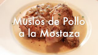 Muslos de Pollo a la Mostaza en Olla Express  Recetas Ligeras y Saludables ✅ [upl. by Anoyi]