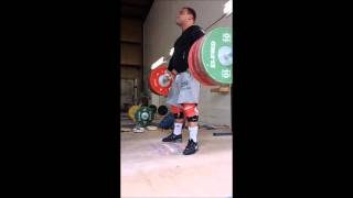 Vasily Polovnikov 190kg Snatch July 13 2013  Norwood Weightlifting [upl. by Anidnamra]