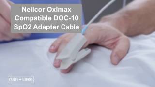 DOC10 Nellcor Oximax SpO2 Adapter Cable [upl. by Collbaith]