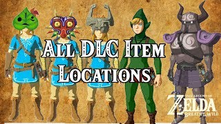 Zelda Breath of the Wild All NEW DLC Item Locations [upl. by Ynaffets315]