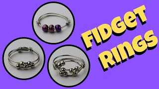 How to Make Fidget Spinner Rings DIY Tutorial [upl. by Humbert]