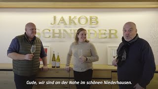 Weinx1Weinprobe mit Weingut Jakob Schneider Niederhausen [upl. by Oilejor]