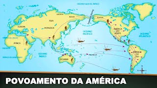 POVOAMENTO DA AMĆ‰RICA Teorias [upl. by Letta]