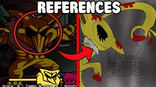 References in Safety Lullaby  FNF Vs Hypnos Lullaby  Creepypasta [upl. by Haelat]