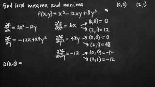 Local extrema and saddle points of a multivariable function KristaKingMath [upl. by Oludoet]