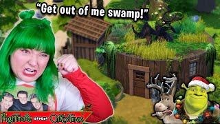 I built SHREKS SWAMP in The Sims 4  the 12 days of shrekmas 🎄🧅  The Sims 4 Speed Build [upl. by Corena]