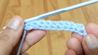 How to make foundation single crochet  Crochet [upl. by Aimekahs]