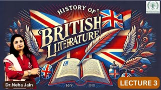 HISTORY OF BRITISH LITERATURE PART  3 ANGLO NORMAN PERIOD 1066 TO 1340 AD BY Dr NEHA JAIN [upl. by Kachine]