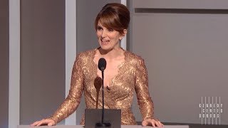 David Letterman Tribute  Tina Fey  2012 Kennedy Center Honors [upl. by Stinson]