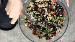 Black Bean and Rice Salad [upl. by Anoyk412]