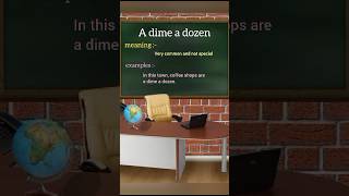 Latest English Idioms  a dime a dozen  English vocabulary 😃 englishvocabularylearning fluency [upl. by Broddy]