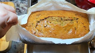 I made the best ZUCCHINI BREAD  Zucchini Recipe [upl. by Papotto]