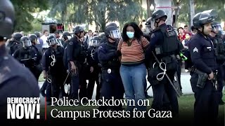 Hundreds Arrested Students Across US Protest for Palestine as Campus Crackdown Intensifies [upl. by Akiehsat]