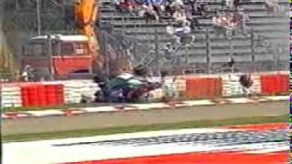 Rubens Barrichello Serious Crash Imola 1994  San Marino Grand Prix [upl. by Stroup]