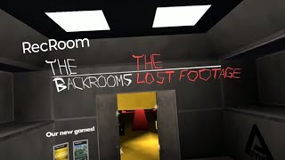 RecRoom the backrooms lost footage update with Dante [upl. by Gahan161]