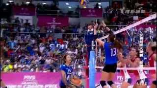 ThatdaoThailand vs USA  Wolrd Grand Prix 2014  3rd Week [upl. by Akkin203]