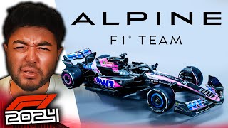 Alpine F1 2024 Car Launch A524 Livery Reveal  F1 2024 Car Launch LIVE [upl. by Constantina]