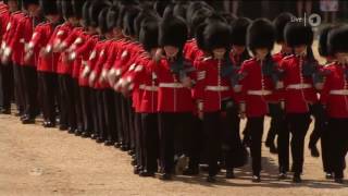 Trooping the Colour 2017  The British Grenadiers no commentary [upl. by Ariek]