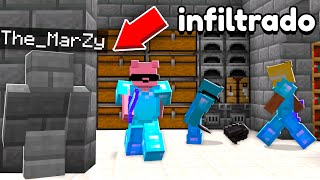 Me INFILTRÉ en la BASE SECRETA de un CLAN MISTERIOSO en MINECRAFT [upl. by Alliehs]