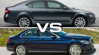 2018 Skoda Octavia vs Mercedes CClass [upl. by Philander965]