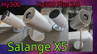 Test taniego projektora Led Salange P90 i porównanie z Egobas Hy300 Plus [upl. by Hildegaard515]