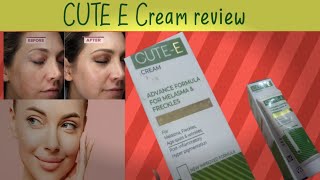 Wisdom pharma products reviewcute E cream reviewhyperpigmentation treatment melasma treatment [upl. by Press483]