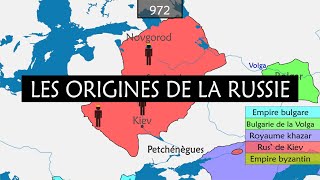 Les origines de la Russie  résumé sur cartes [upl. by Hightower]